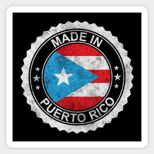 Made in Puerto Rico Grunge Style Sticker